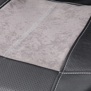 High Quality Luxury Designer PVC PU leather + suede auto seat cover