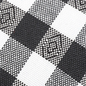 wholesale decorative heart shaped plaid patterns canvas throw pillow