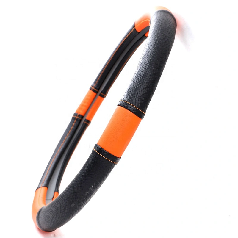 New design fashion universal  Car Accessories PVC  PU Leather  Steering Wheel Cover High Quality
