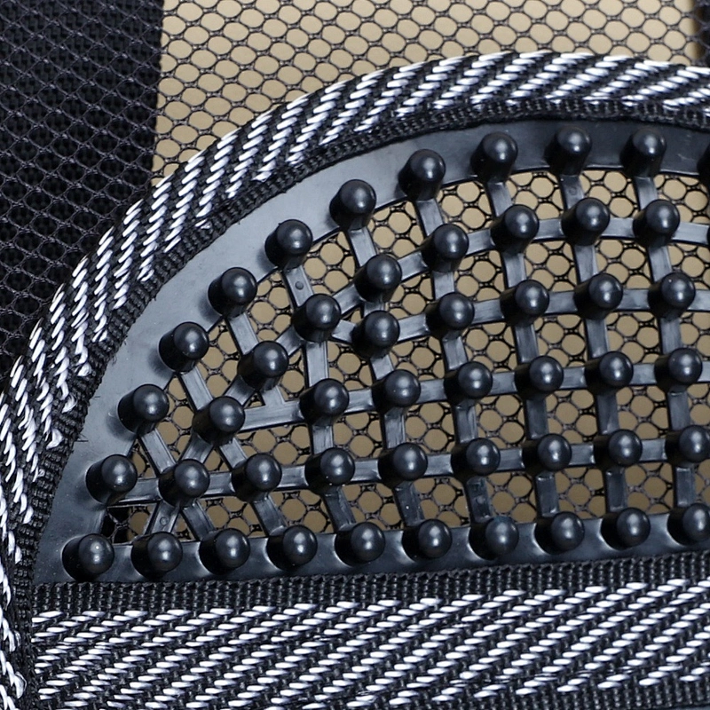 Car seat backrest mesh cushion massage pillow lumbar support for car seats