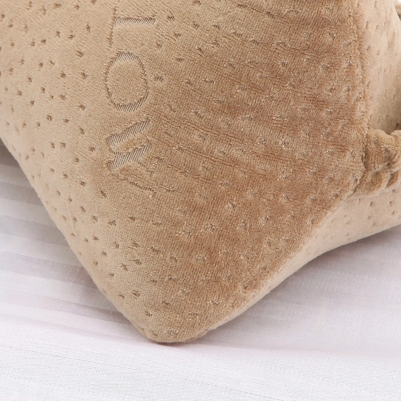 Comfort suede car seat head cover memory foam travel neck pillow