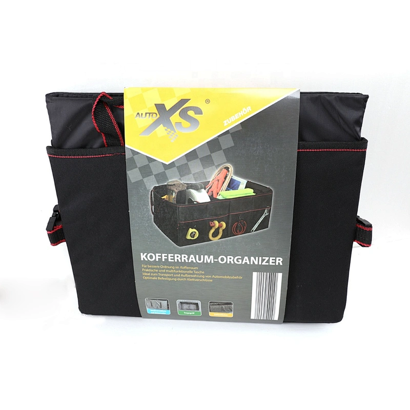 Foldable trunk organizer for car multi pocket organizer
