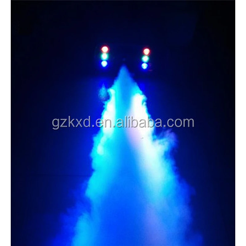 1500W Smoke Fog Machine with RGB LEDS for Stage Party Disco DJ Wedding