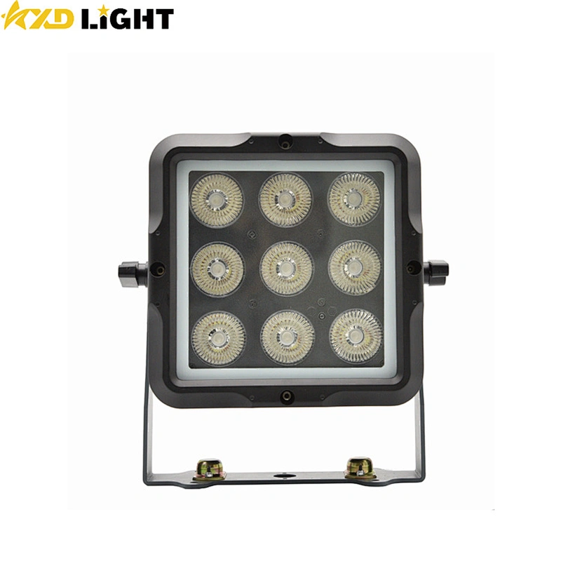 New 9X18W RGBWAUV 6IN1 Wireless Battery Power Remote WIFI Control IP65 Waterproof Stage Par Light