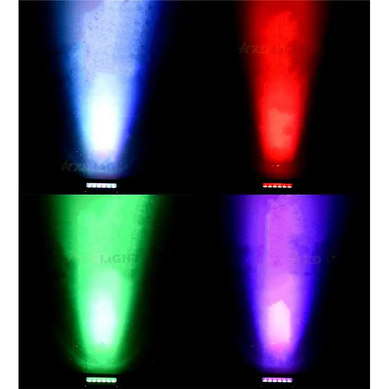 2021 New 12X18W RGBWAUV 6IN1 Wireless Remote/WIFI Control Battery Power LED Par Light Stage Effect Disco DJ Lighting Uplight