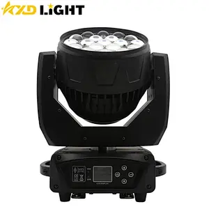19X15W RGBW 4IN1 LED Zoom Wash Moving Head Light Stage Lighting