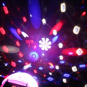 8X3W Mini Disco Ball with Gobo for Home Party Club DJ