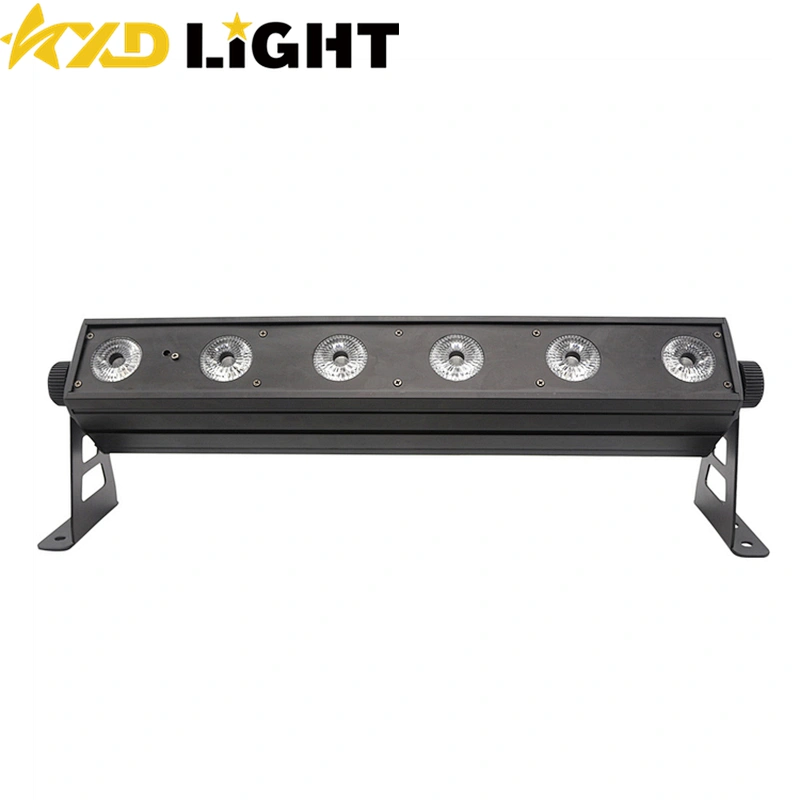 6X12W RGBWA+UV Ultra Bright Remote Control LED Wall Washer Light