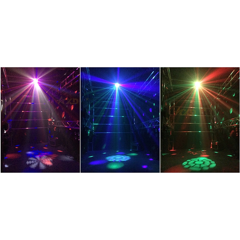 8X3W Mini Disco Ball with Gobo for Home Party Club DJ