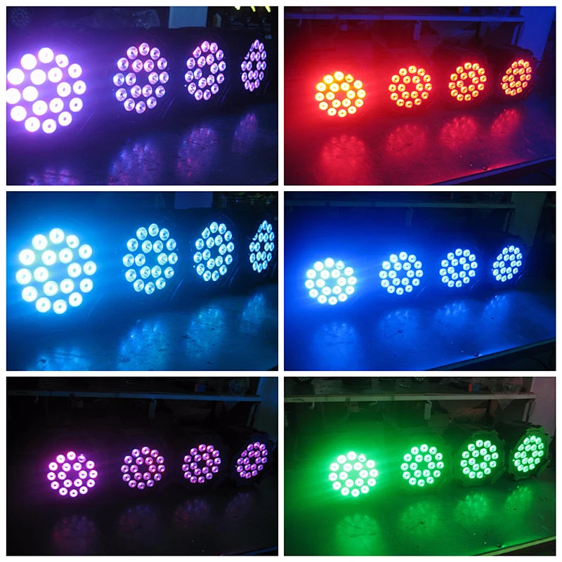 18PCS LED 4IN1 5IN1 6IN1 LED PAR Light Wash Effect High Brightness