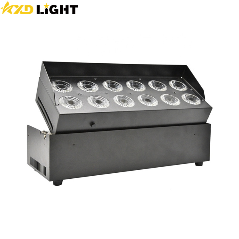2021 New 12X18W RGBWAUV 6IN1 Wireless Remote/WIFI Control Battery Power LED Par Light Stage Effect Disco DJ Lighting Uplight