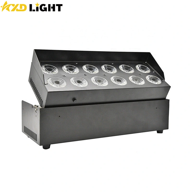 2021 New 12X18W RGBWAUV 6IN1 Wireless Remote/WIFI Control Battery Power LED Par Light Stage Effect Disco DJ Lighting Uplight