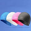 Silicone swimming cap for long hair