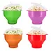 Silicone popcorn popper