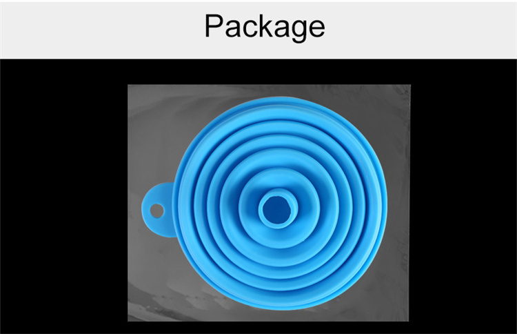 collapsible silicone funnel