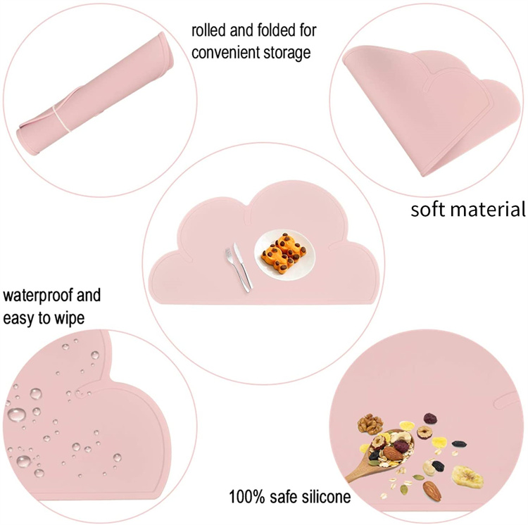 cloud silicone placemat