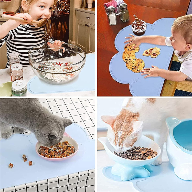 cloud silicone placemat