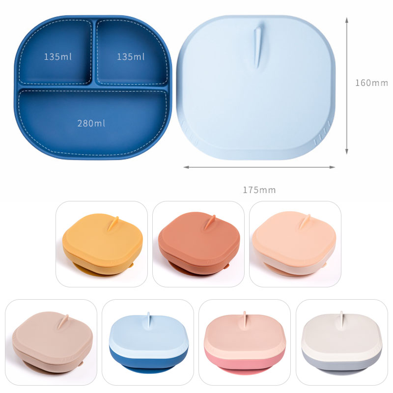 baby silicone plate