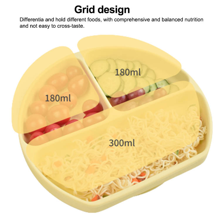 silicone baby plates