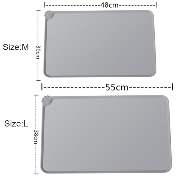 dog bowl mat
