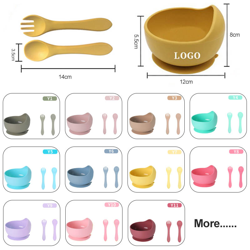 baby spoons and bowls