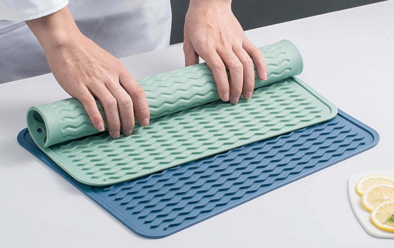 drying dish mat