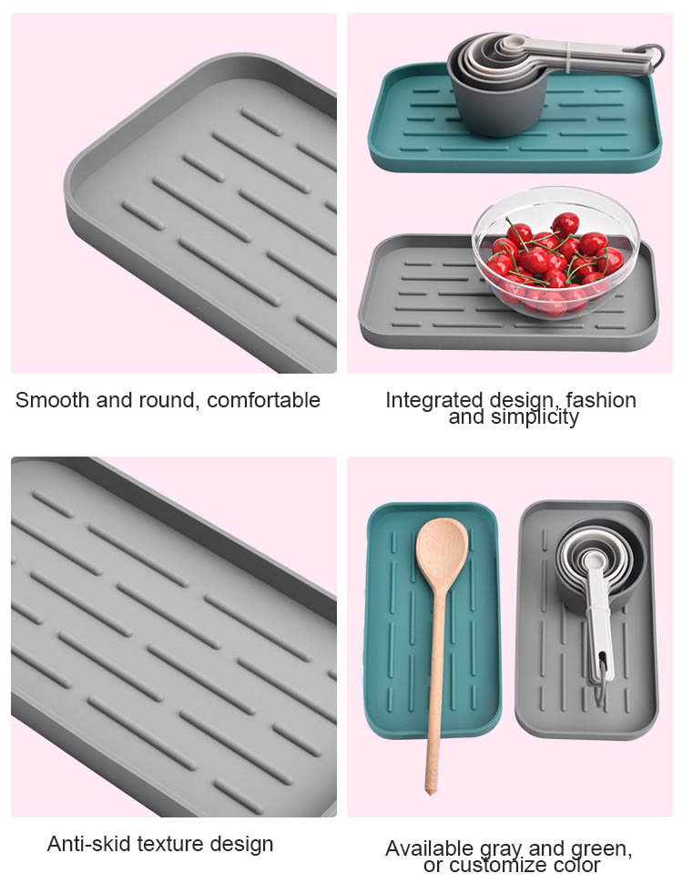 silicone draining tray