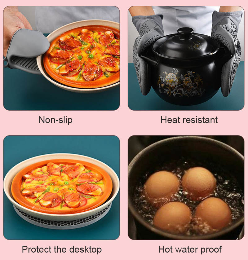 pot holders and oven mitts