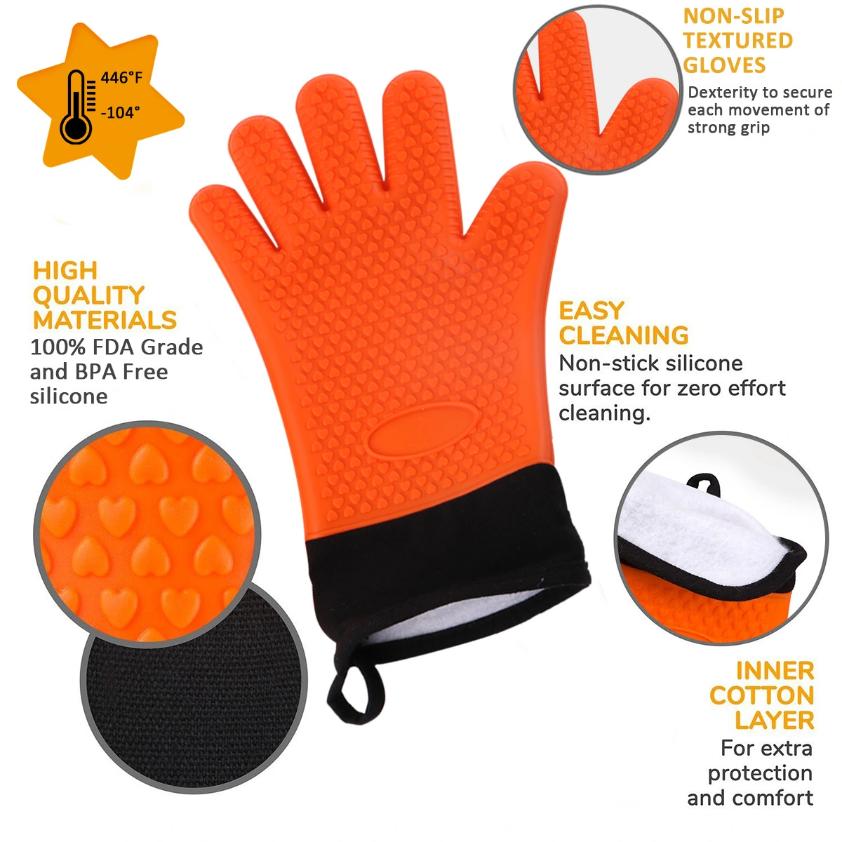 silicone grill gloves