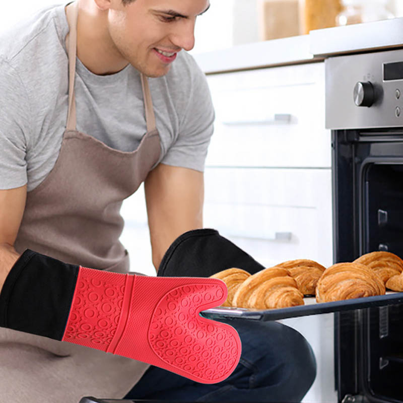 silicon oven mitts
