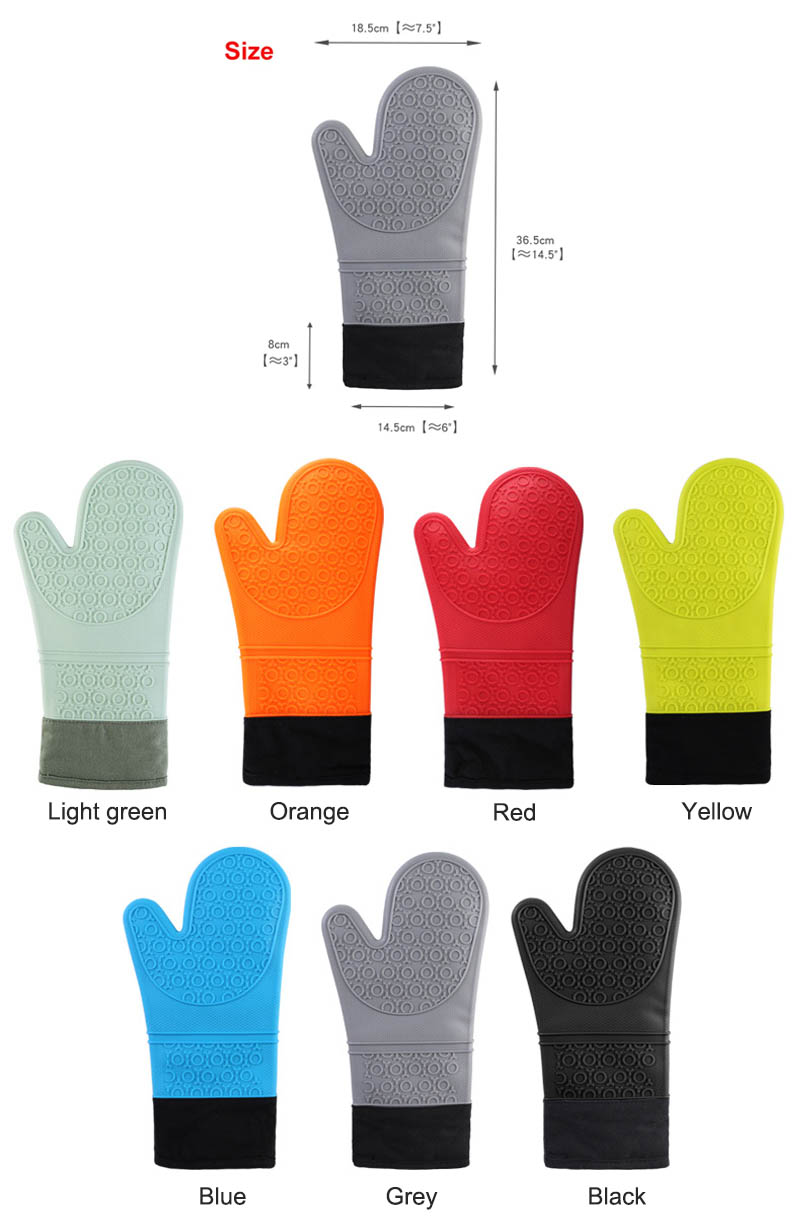 silicon oven mitts