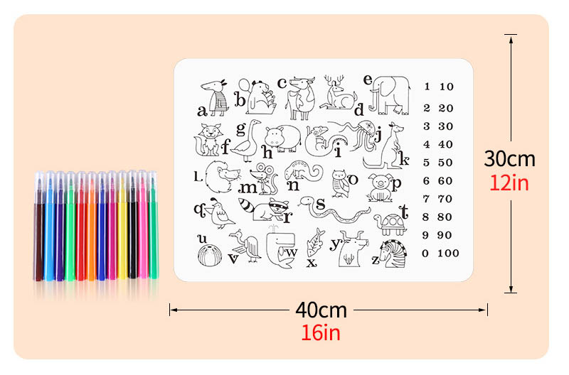 doodle placemat