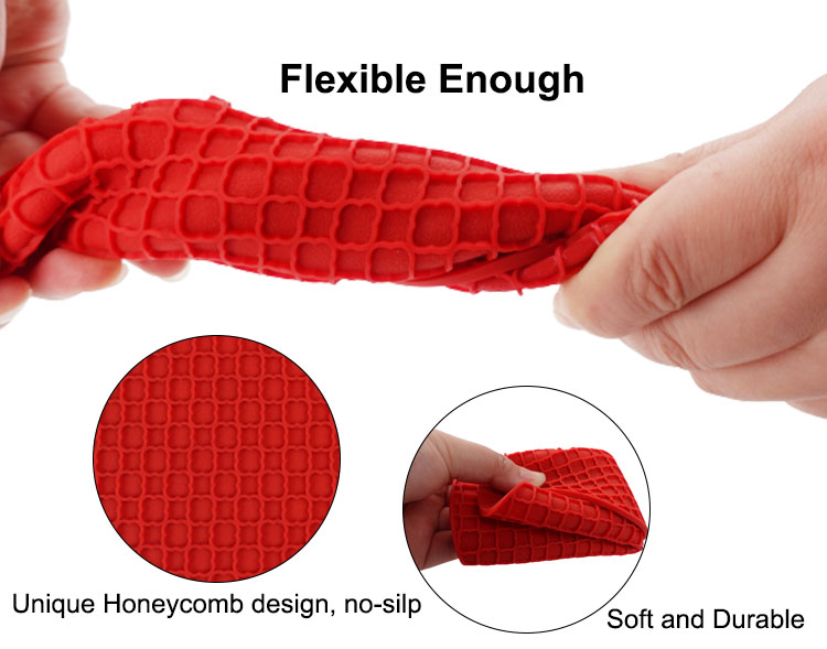 honeycomb silicone pot holder