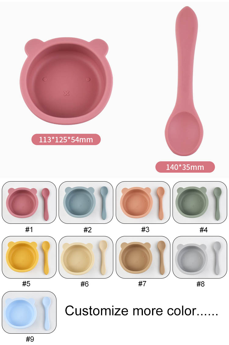 baby bowl and spoon set