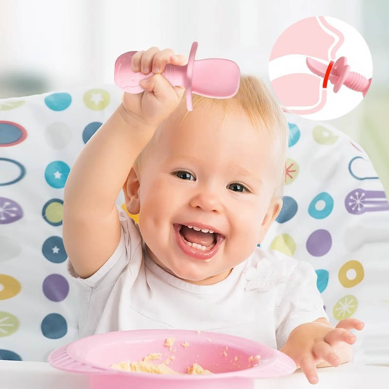 silicone baby spoon