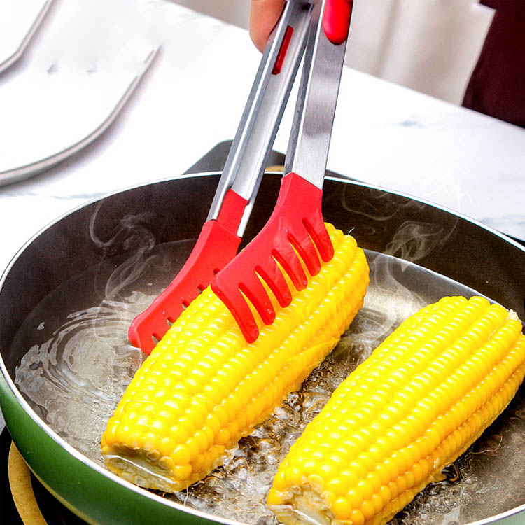 stainless steel kitchen tongs