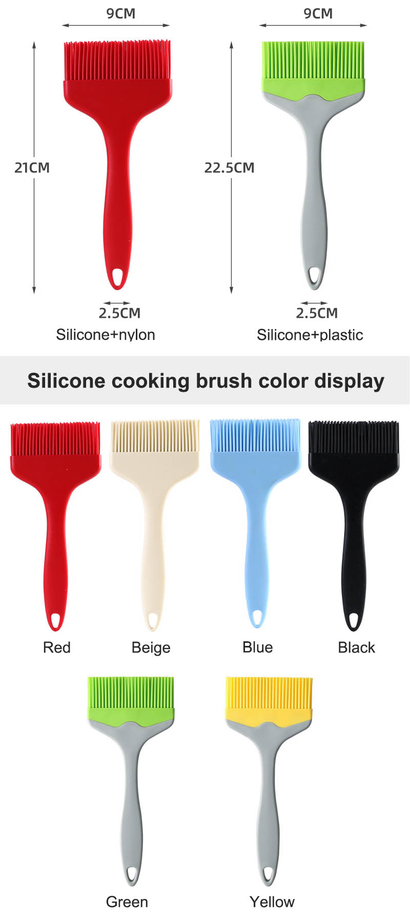 silicone cooking brush