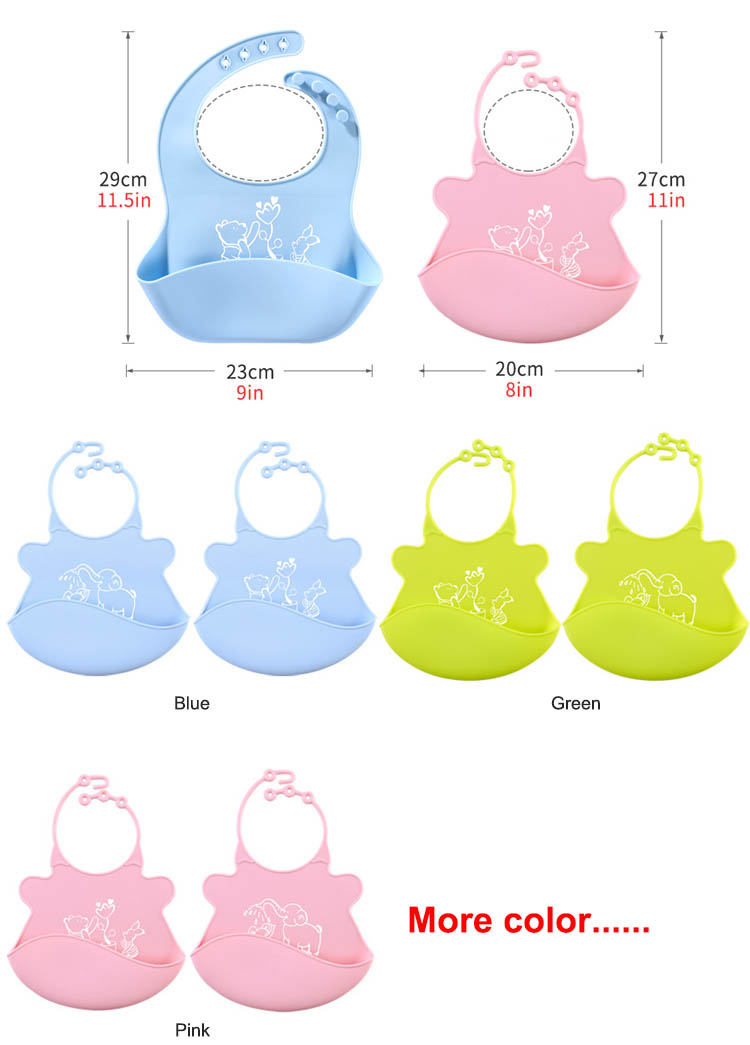 baby silicone bibs