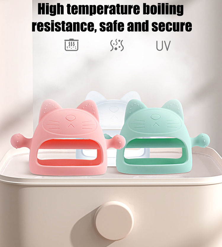baby teething gloves
