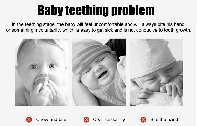 baby teething gloves