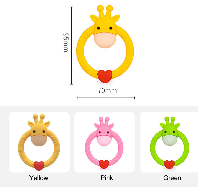 giraffe toy teether