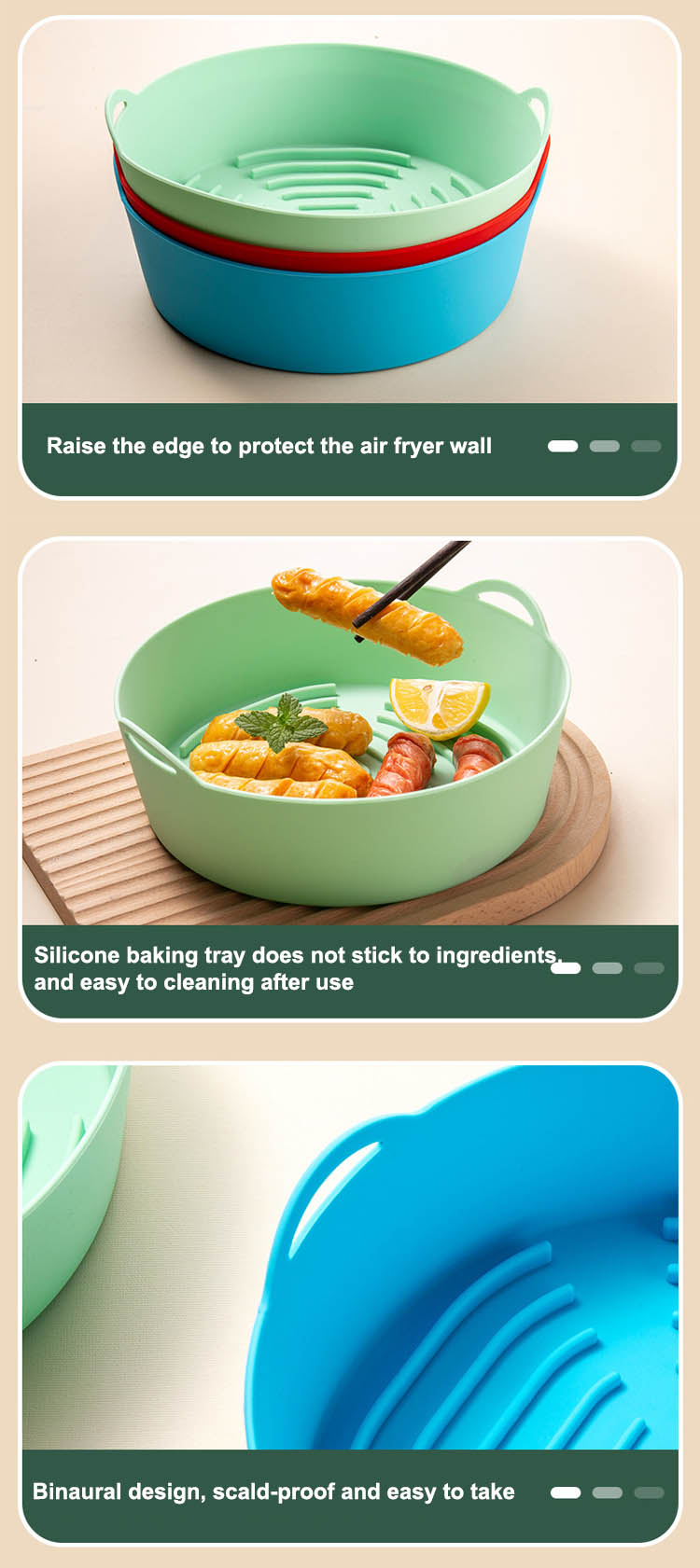 Air Fryer Silicone Pot