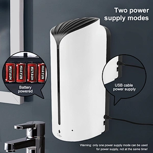 1200ml home automatic electric white plastic hand foam soap liquid alcohol spray sanitizer soap dispenser