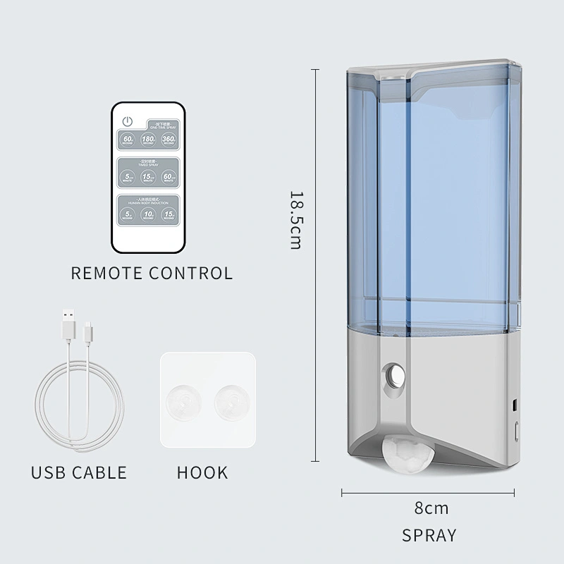 Hot-selling 250ml nano spray wall-mounted electric disinfectant spray hospital disinfection machine