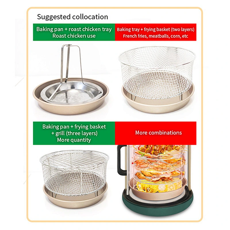 12L large-capacity multi-function air frying oven
