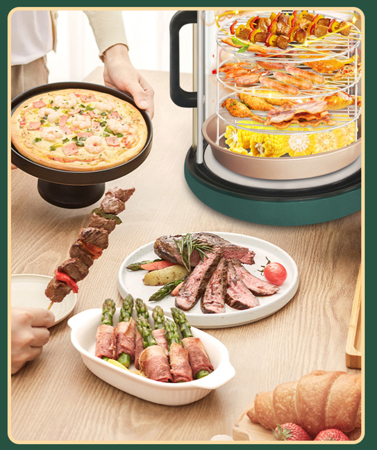 large-capacity air frying oven