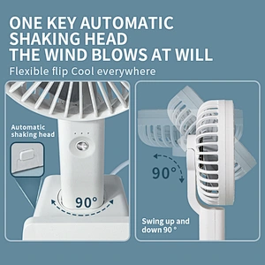 New Arrival fan portable rechargeable portable mini air cooling fan with wireless charger