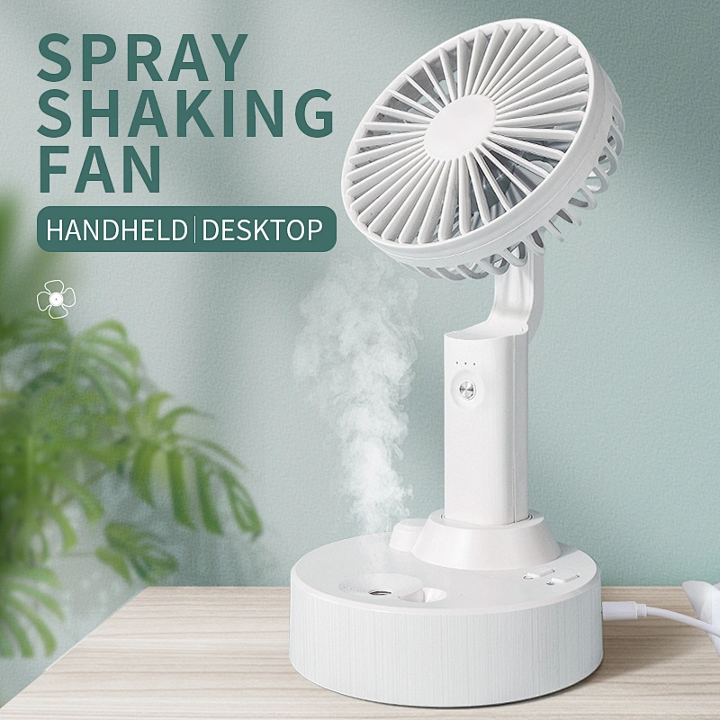 New Arrival portable outdoor handheld cool fan desk  mini usb humidifier spray fans