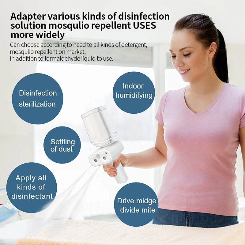 Handheld Portable Fogger Machine 500ml Electric Sprayer Disinfection Steam Gun Human Body Induction Nano Spray Gun