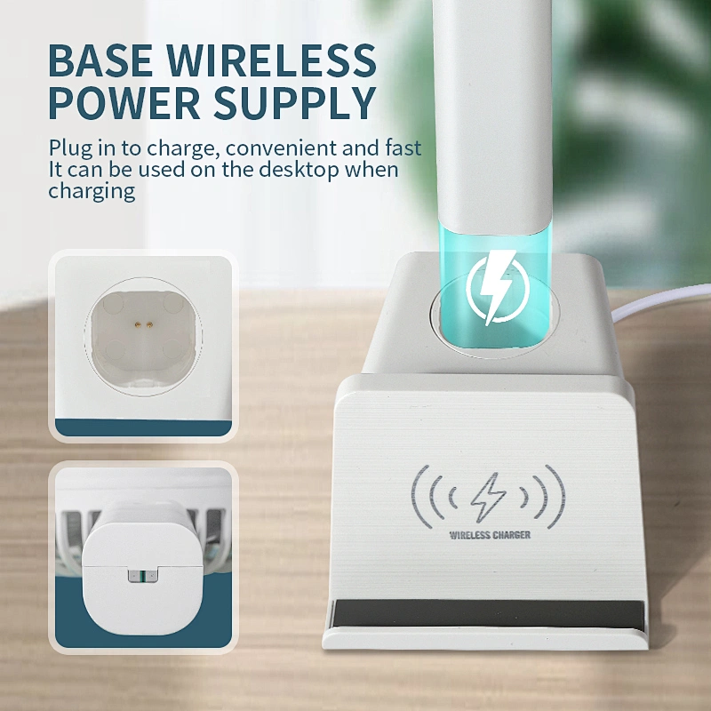 New Arrival fan portable rechargeable portable mini air cooling fan with wireless charger